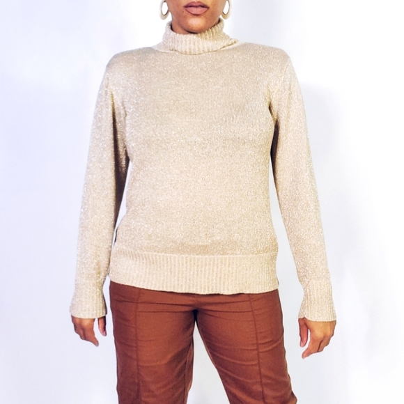 Metallic Turtleneck - Picture 2 of 6